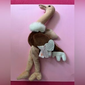 🔔 Stretch the Ostrich Beanie 🔔RETIRED 1997- Stored in a sealed box, smoke free